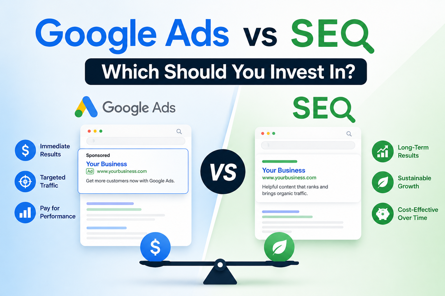 Google Ads vs SEO: Which Should You Invest In?