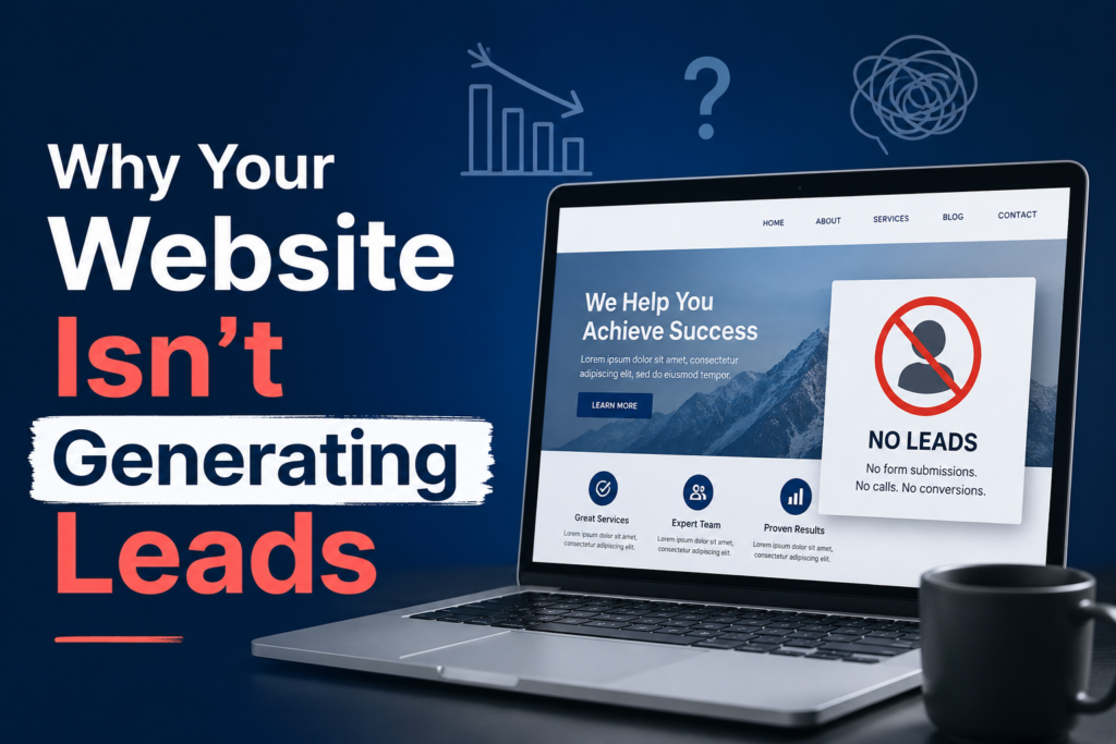 Why Your Website Isn't Generating Leads