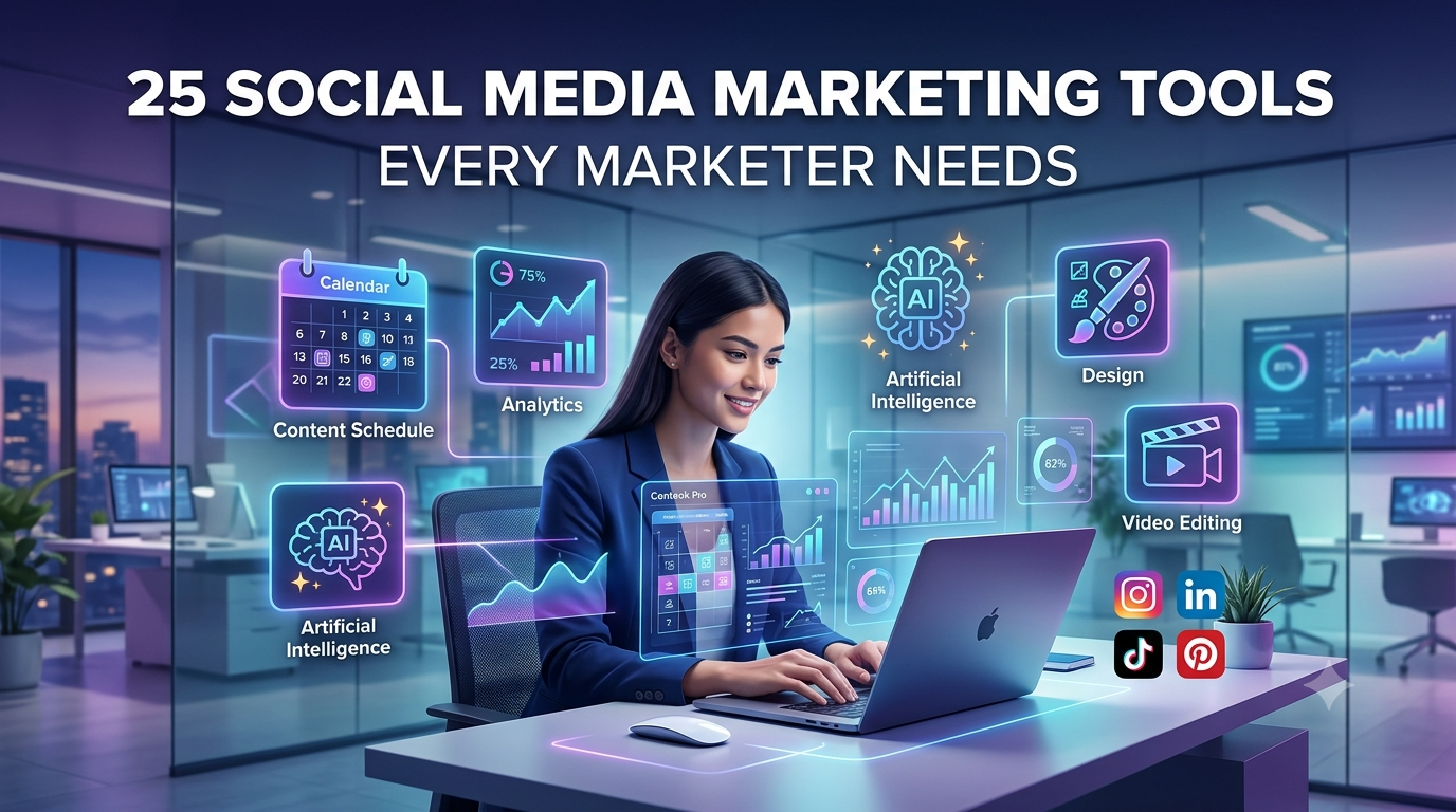 25 Best Social Media Marketing Tools Every Marketer Needs